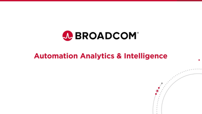 AAI: Advanced Analytics for Workload Automation