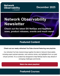 Network Observability Customer Newsletter Thumbnail