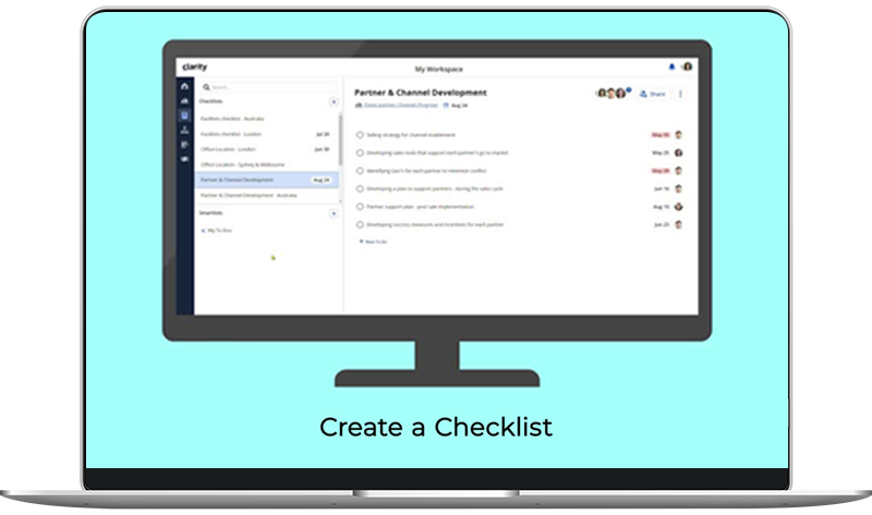 Create a checklist