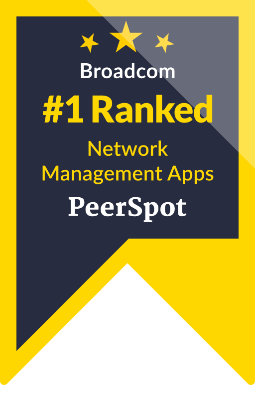 PeerSpot No1 Badge_Broadcom_Network Management Apps